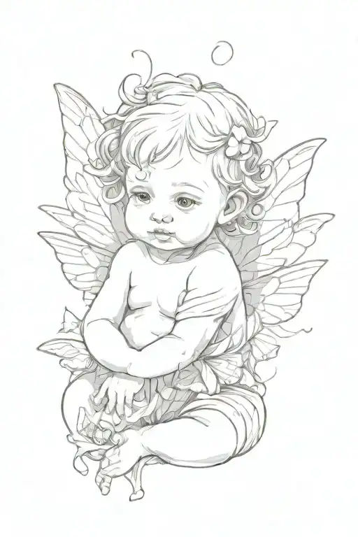 Butterfly Baby Boy Angel