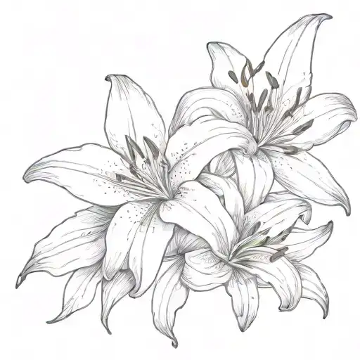 Lily Flower Infinity