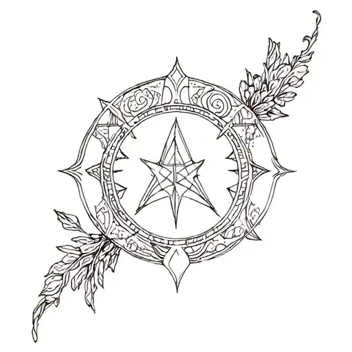 Tattoo Design Based Off Of Book Series Acotar