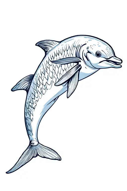 Fish Jumping Dolphin