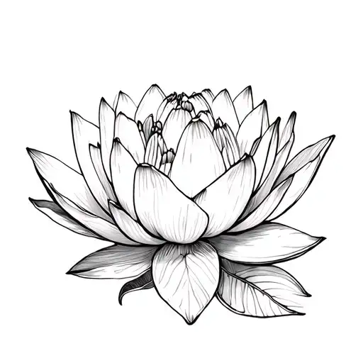 Large Lotus Flower Flower