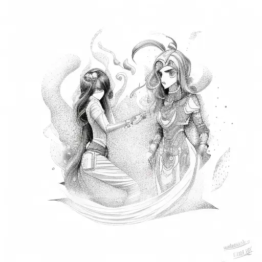 Female Friendship Infinity Fire