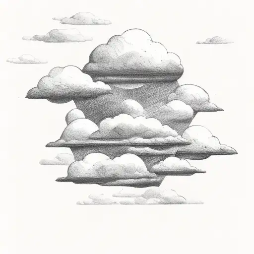 Bible Verse On A Paper With Clouds Around It