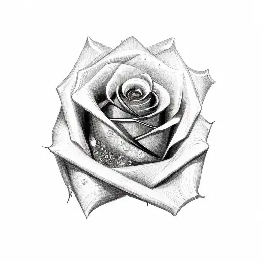 Old English Lettering Spelling Rose