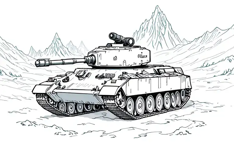 Cartoon Tank Glacial Period