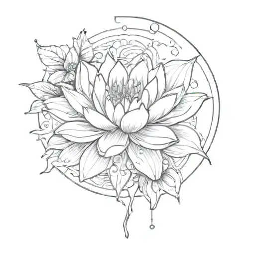 Marigold Water Lily Sun Moon