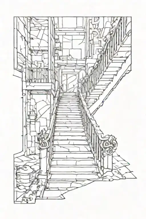 Stairs To Nowhere Abstract