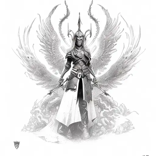 Warrior Woman Phoenix Rise