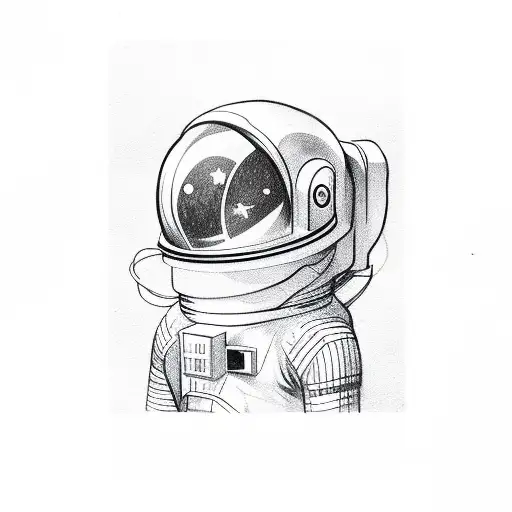 Astronaut With Alien