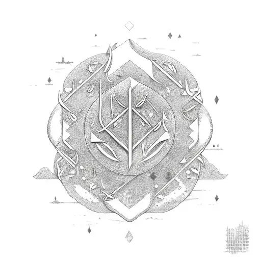 Naji In Nordic Runes