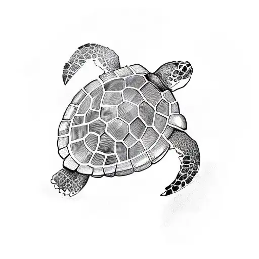 Turtle With Anchor