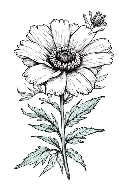 Flat Lay October And April Birth Flower