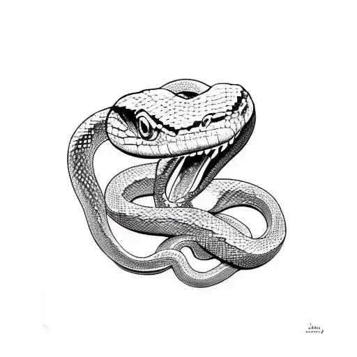 Snake Eats Bloody Heart