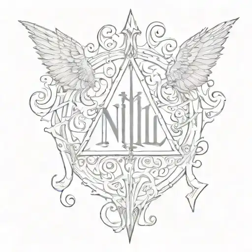 Write And Decorate The Word Nil With Harry Potter Theme