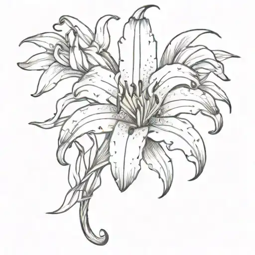 Royal Lily Flower Symbol