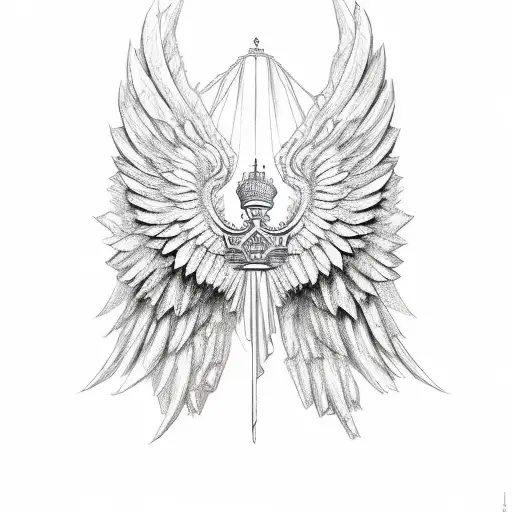 Wings With Crown