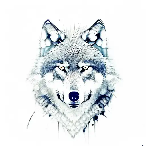 Wolf Wearing Samurai Armour