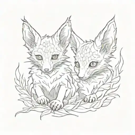 Brother And Sister Tattoo Of The Trico In Reference