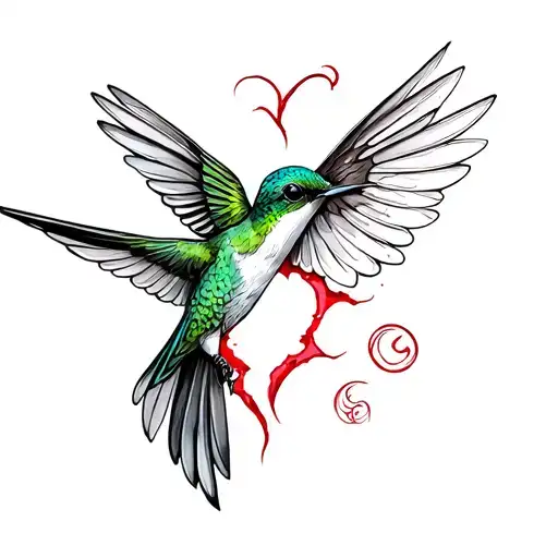 Hummingbird Broken Heart