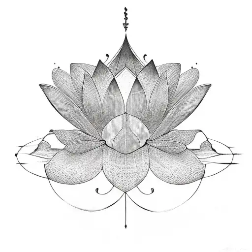 Lotus Flower Of Success