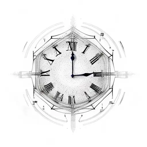 Clock With Roman Numeral Only 1-4 Numbers