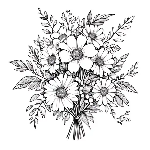 Birth Month Flower Bouquet