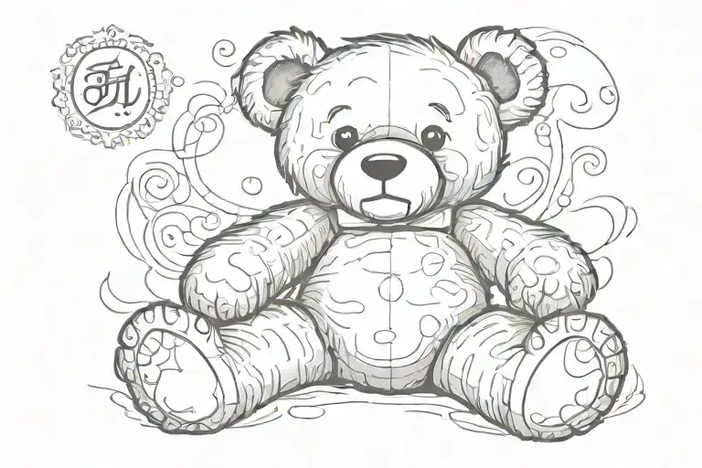 Teddy Script Surrounded
