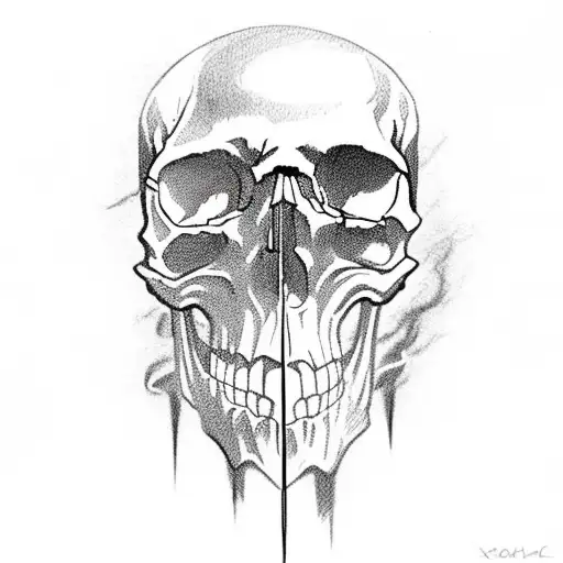 A Skull With Crossed Welding Torches And The Phrase 'Death Before Dishonor'