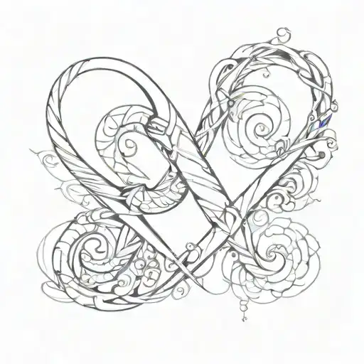 Love Symbol With Infinity Contains Letter M And R