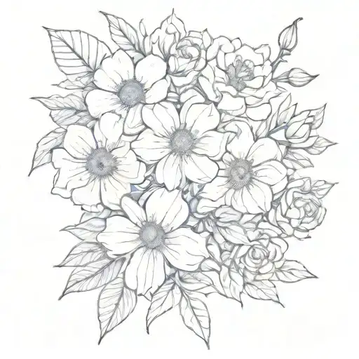 April Birth Flower October Birth Flower December Birth Flower Bouquet