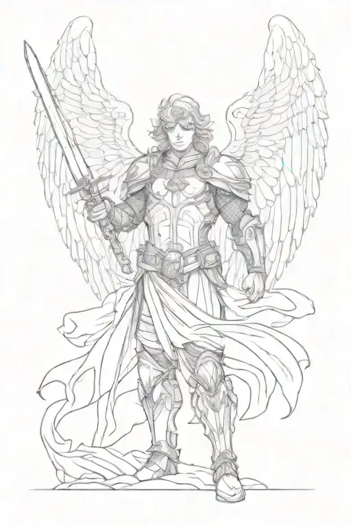 Archangel Michael With Sword