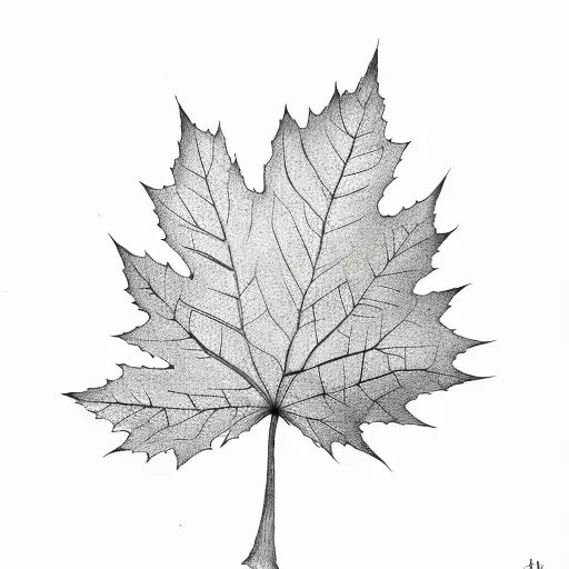 Toronto Maple Leaf With Trees