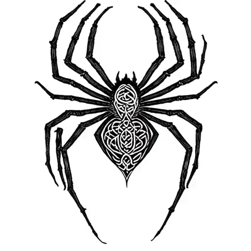 Nude Celtic Toxic Love Between A Spider