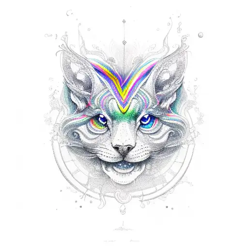 Rainbow Behind Seahores