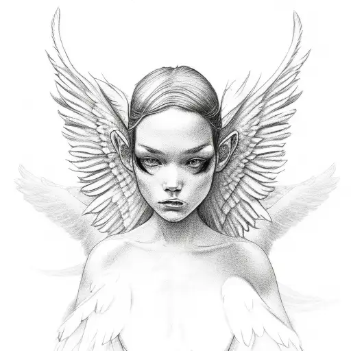 Angel With Featherless Wing