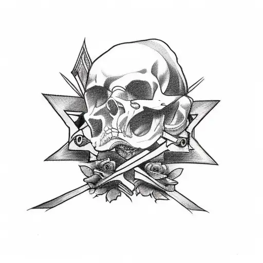 Italian Mafia Tattoo For Left Foot