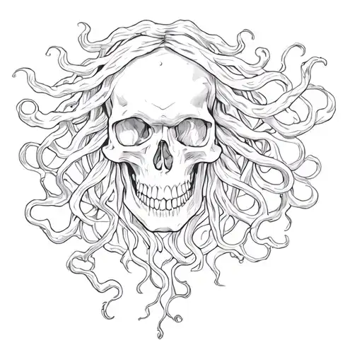 Medusa And Skulls
