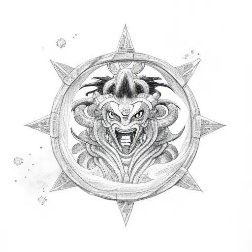 8 Tailed Beast From Naruto As Taurus Star Sign