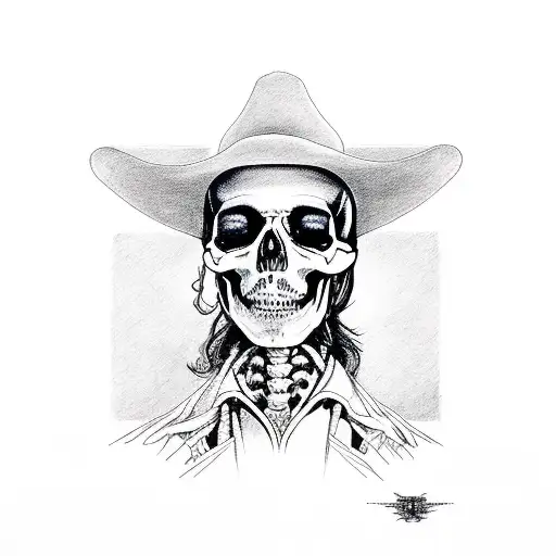 Stevie Ray Vaughan Skeleton