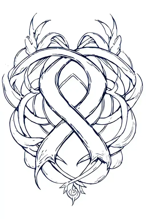 Cancer Survivor Symbol Intertwined