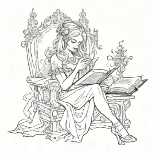 Gothic Goddess Reading Book