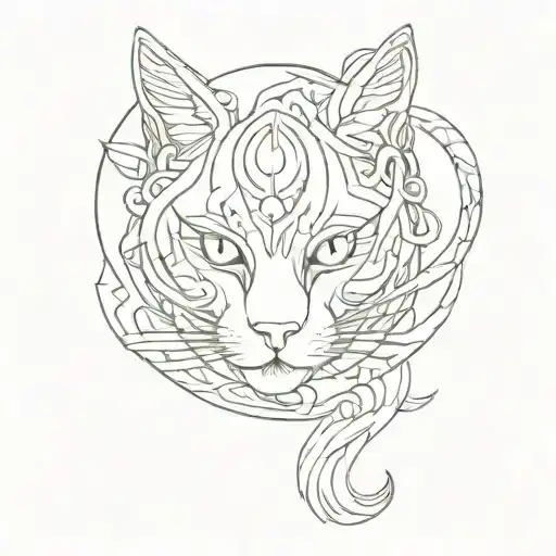 Cat Eternity Symbol