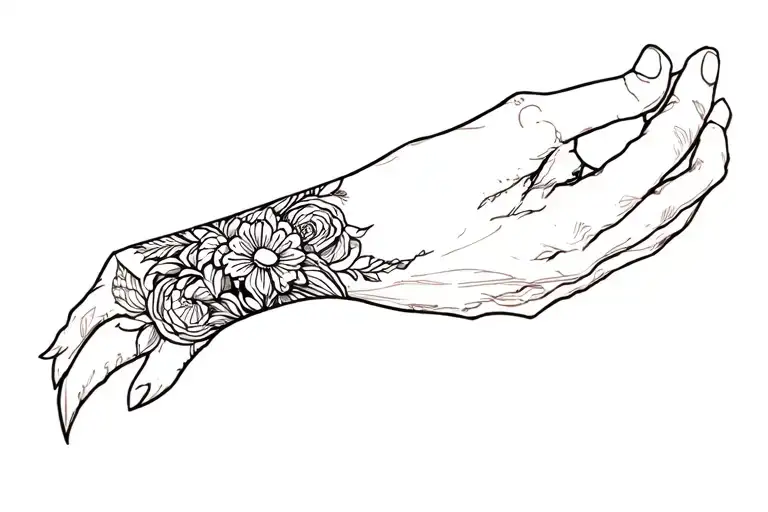 Medium Sized Inner Forearm