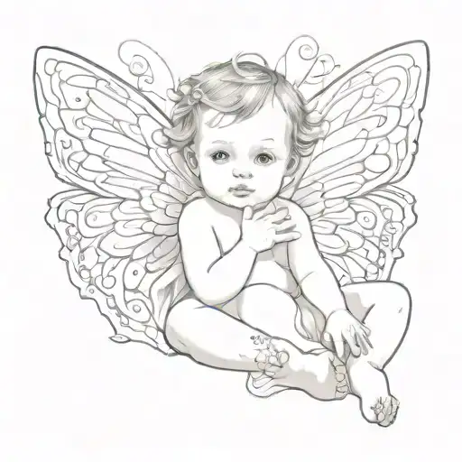 Butterfly 444 Baby Angel