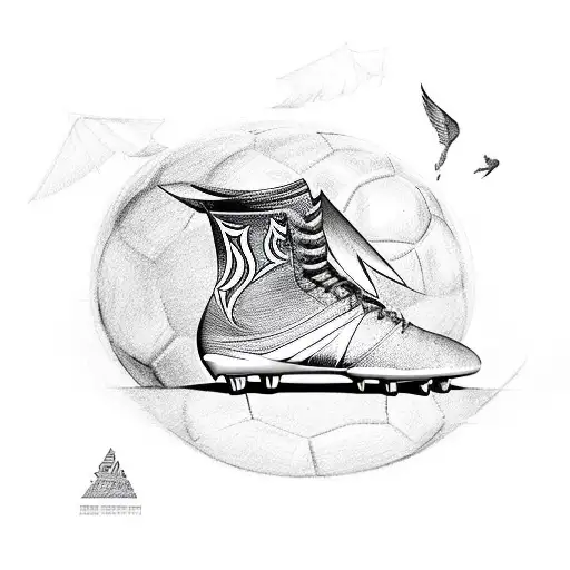 Soccer Cleat With Wings
