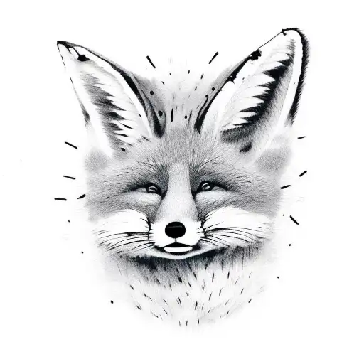 Corduroy Stuffed Fox