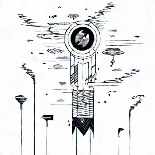 Lightning Bolt In Background