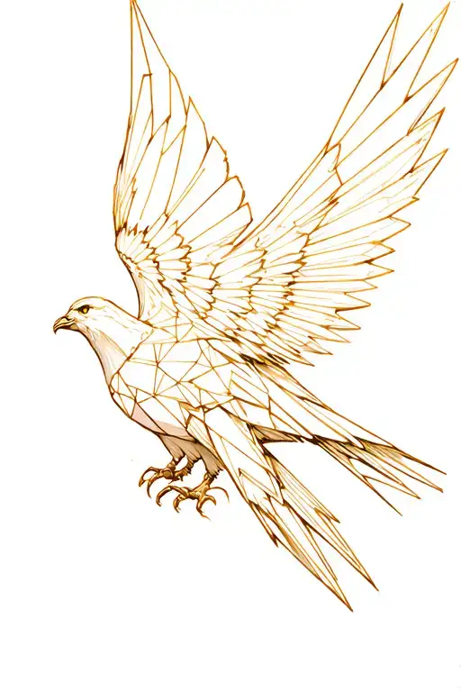 Metal Gear Solid Geometric Golden Dove