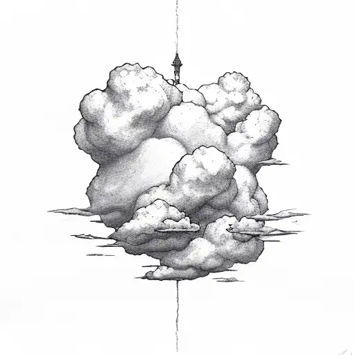 Cloud With The Word Skye In Front