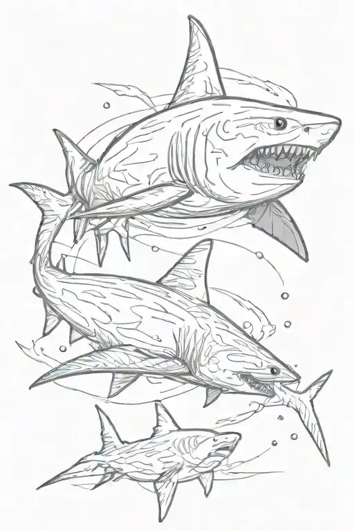 Shark Tattoo Design